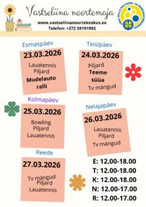 „Noorsootöö ei seisne ainult selles, mida me noortele õpetame, vaid selles, kuidas me aitame neil avastada iseennast ja oma kohta maailmas.“
The post  appeared 